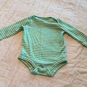 Primary Organic Cotton Long Sleeve Onesie (3-6 Months)